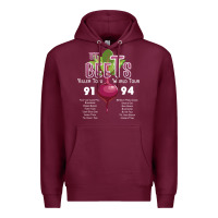 Burgundy The Beets Killer Tofu World Tour for friend Premium Hoodie - SnappyArt