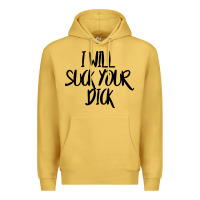 Antique Gold i will suck your dick Premium Hoodie - FloraArt