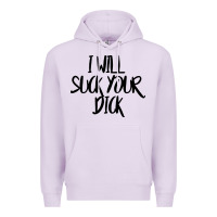 Lilac i will suck your dick Premium Hoodie - FloraArt