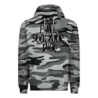 Slate Camo i will suck your dick Premium Hoodie - FloraArt