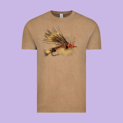 Fish Fly Vintage Tee Designed By Lillyallendesigns