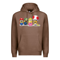 Chestnut Super Minion Bros Premium Hoodie - FloraArt