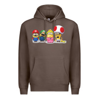 Coffee Super Minion Bros Premium Hoodie - FloraArt
