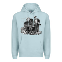 Blue Mist the ghost and mr chicken green Premium Hoodie - FloraArt