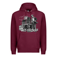 Burgundy the ghost and mr chicken green Premium Hoodie - FloraArt