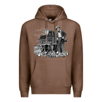 Chestnut the ghost and mr chicken green Premium Hoodie - FloraArt