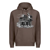 Coffee the ghost and mr chicken green Premium Hoodie - FloraArt