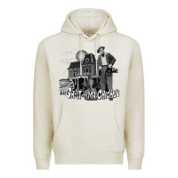 Oatmeal Heather the ghost and mr chicken green Premium Hoodie - FloraArt