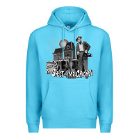 Ocean Blue the ghost and mr chicken green Premium Hoodie - FloraArt
