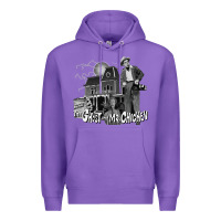 Purple the ghost and mr chicken green Premium Hoodie - FloraArt
