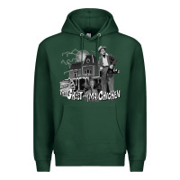 Sports Green the ghost and mr chicken green Premium Hoodie - FloraArt