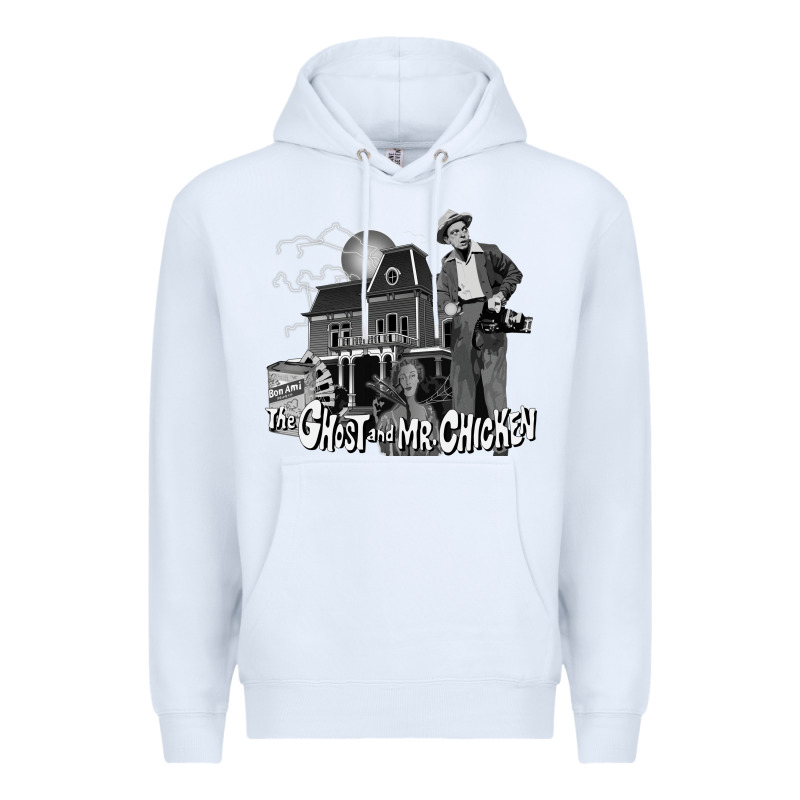 The Ghost And Mr Chicken Green Premium Hoodie by FloraArt | Teevron