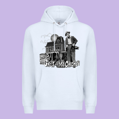The Ghost And Mr Chicken Green Premium Hoodie Designed By Floraart