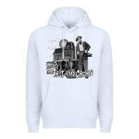 White the ghost and mr chicken green Premium Hoodie - FloraArt