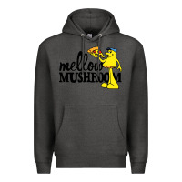 Charcoal Heather mellow mushroom restaurant Premium Hoodie - FloraArt