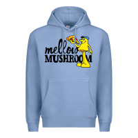 Colony Blue mellow mushroom restaurant Premium Hoodie - FloraArt