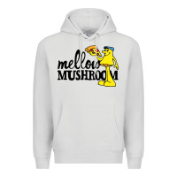 Dove Grey mellow mushroom restaurant Premium Hoodie - FloraArt