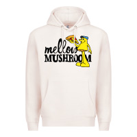 Pale Pink mellow mushroom restaurant Premium Hoodie - FloraArt
