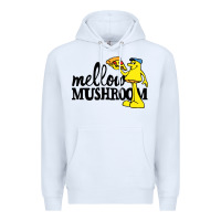 White mellow mushroom restaurant Premium Hoodie - FloraArt