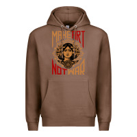 Chestnut make art not war symbol Premium Hoodie - FloraArt