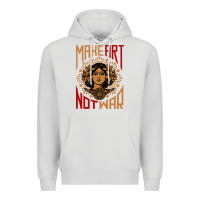 Make Art Not War Symbol Premium Hoodie | Teevron