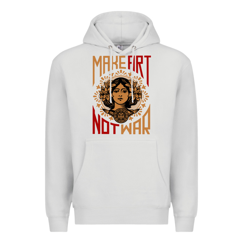 Make Art Not War Symbol Premium Hoodie by FloraArt | Teevron