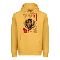 Mustard make art not war symbol Premium Hoodie - FloraArt