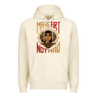 Sandshell make art not war symbol Premium Hoodie - FloraArt