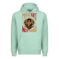Seafoam make art not war symbol Premium Hoodie - FloraArt
