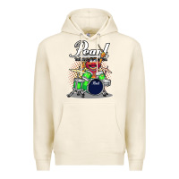Tofu ANIMAL DRUMMER PEARL DRUMS Premium Hoodie - FloraArt