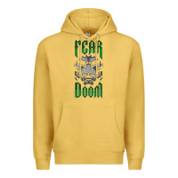 Antique Gold Fear Doom Premium Hoodie - FloraArt
