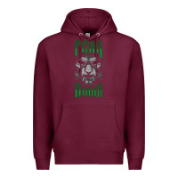 Burgundy Fear Doom Premium Hoodie - FloraArt