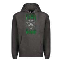 Charcoal Heather Fear Doom Premium Hoodie - FloraArt