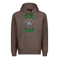 Coffee Fear Doom Premium Hoodie - FloraArt