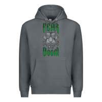 Rock Fear Doom Premium Hoodie - FloraArt