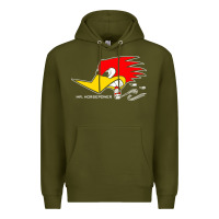 Army Green mr horsepower clay smith cams cigar smoking woodpecker shirt for man f Premium Hoodie - FloraArt