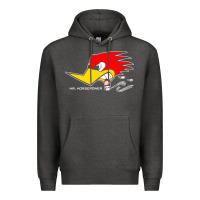 Charcoal Heather mr horsepower clay smith cams cigar smoking woodpecker shirt for man f Premium Hoodie - FloraArt