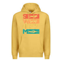 Antique Gold retro vintage swimming gift for swimmers t shirt Premium Hoodie - FloraArt