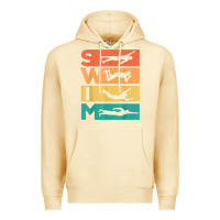 Pina Colada retro vintage swimming gift for swimmers t shirt Premium Hoodie - FloraArt