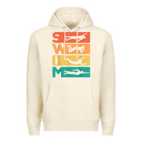 Tofu retro vintage swimming gift for swimmers t shirt Premium Hoodie - FloraArt