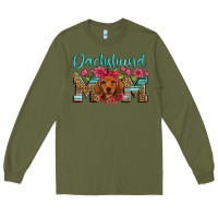 Army Green dachshund mom Long Sleeve Tee - Artiststas