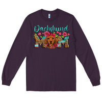 Plum dachshund mom Long Sleeve Tee - Artiststas