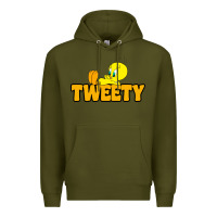 Army Green tweety Premium Hoodie - FloraArt