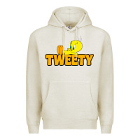 Oatmeal Heather tweety Premium Hoodie - FloraArt