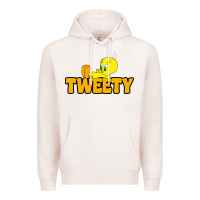 Pale Pink tweety Premium Hoodie - FloraArt