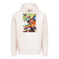 Pale Pink KIKAIDA POSTER Premium Hoodie - FloraArt