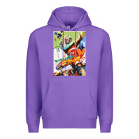 Purple KIKAIDA POSTER Premium Hoodie - FloraArt