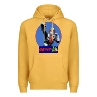 Mustard KAMEN RIDER V3 PUNCH Premium Hoodie - FloraArt
