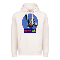 Pale Pink KAMEN RIDER V3 PUNCH Premium Hoodie - FloraArt