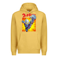 Antique Gold ultraman exclusive yellow Premium Hoodie - FloraArt